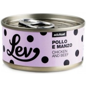 Lev Gatto Pollo e Manzo Lattina 70gr