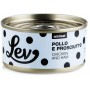 Lev Gatto Pollo e prosciutto Lattina 70gr