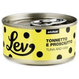 Lev Gatto Tonnetto e Prosciutto Lattina 70gr