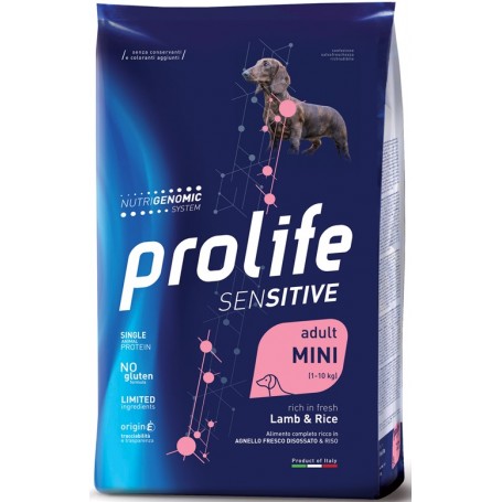 Prolife Dog Mini Sensitive Agnello e Riso 2Kg