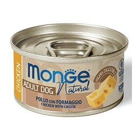 Monge Dog Natural Tonno con formaggio 95gr