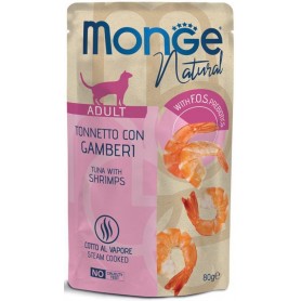 Monge Cat Buste Tonno Con Gamberi 80Gr