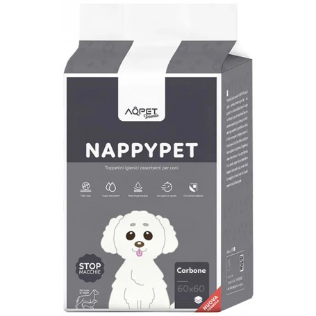 AqPet Tappetini Igienici al Carbone 60X60 50pz