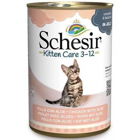 Schesir Kitten Pollo con aloe 140gr