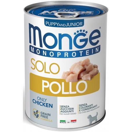 Monge Dog Pate' Monoproteico Puppy Pollo 400Gr