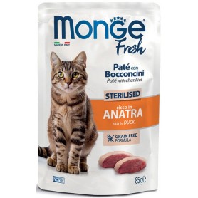 Monge Cat Fresh Bustine Sterilised Anatra 85gr
