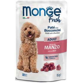 Monge Dog Fresh Bustine Adult Manzo 85gr