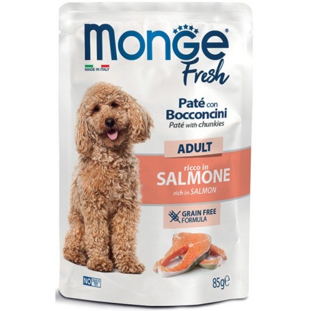 Monge Dog Fresh Bustine Adult Salmone 85gr
