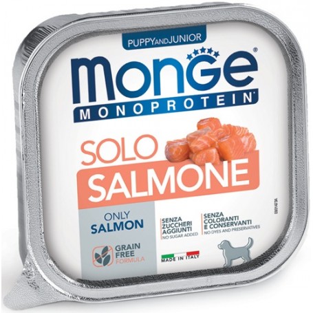 Monge Dog Pate' Monoproteico Puppy Salmone 150Gr